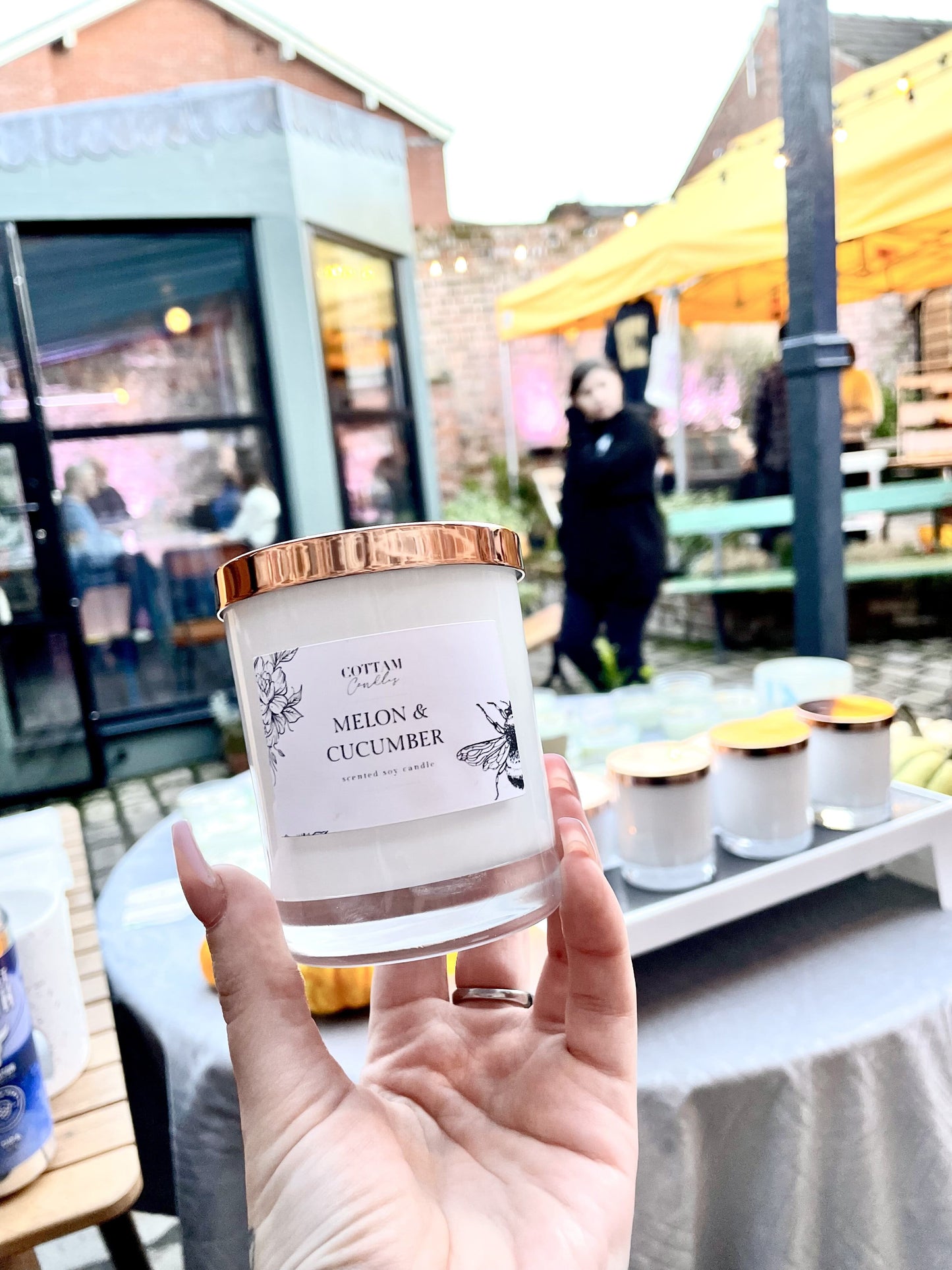 Round Glass Soy Candle