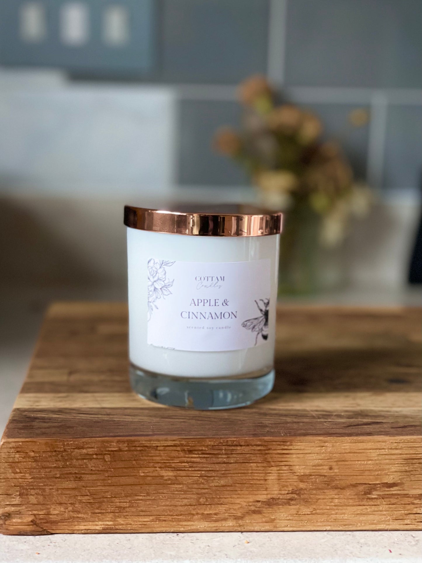 Round Glass Soy Candle
