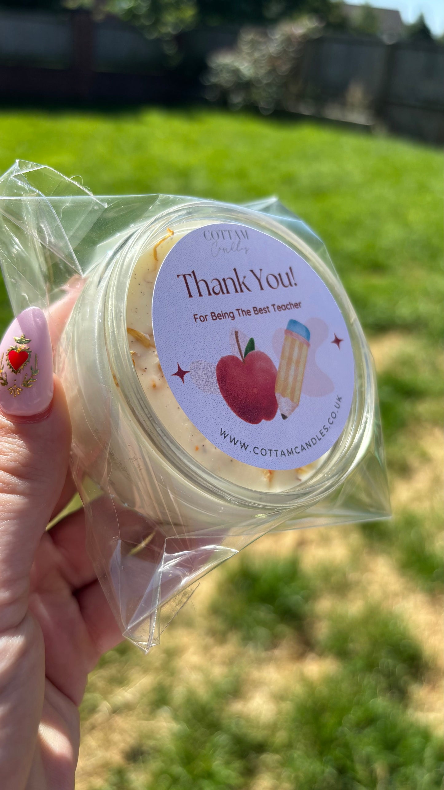 Teacher Ramekin Candles
